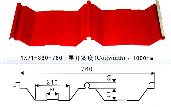 彩钢瓦 角驰760型